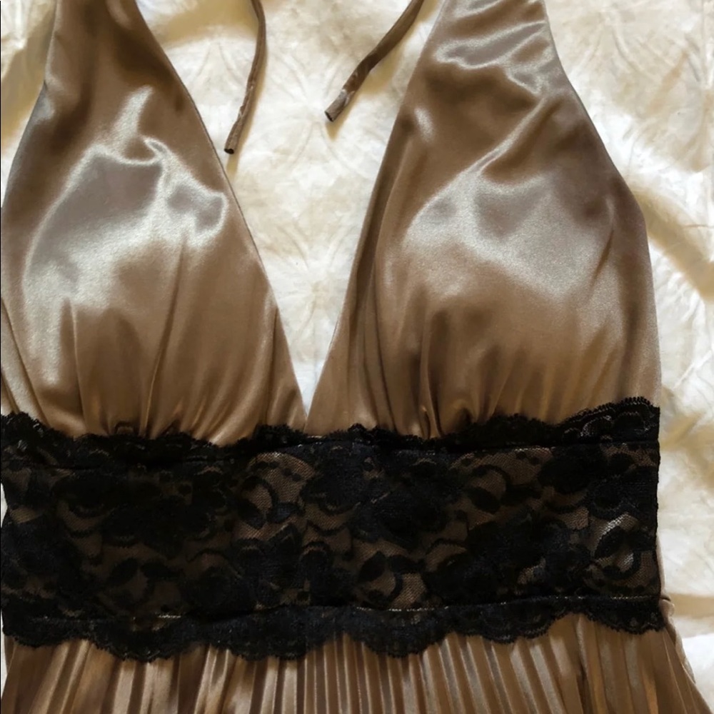 Elegant deep V dress!